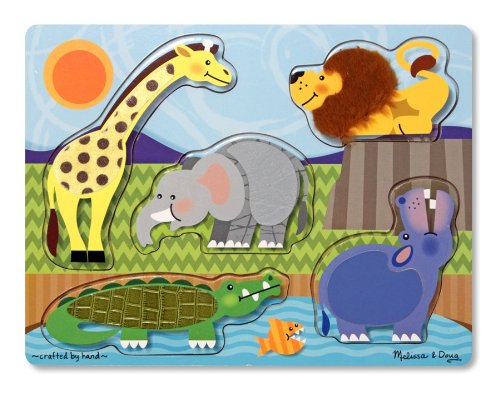 Zoo Animals Touch & Feel Puzzle