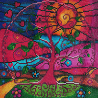 Arbre de vie / arbre de vie, peinture de diamant