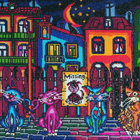 Chats de Ruelle/ Alley Cats, Diamond Painting